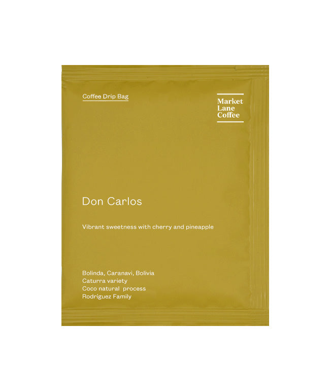 Coffee Drip Bags – Don Carlos-Market Lane Coffee