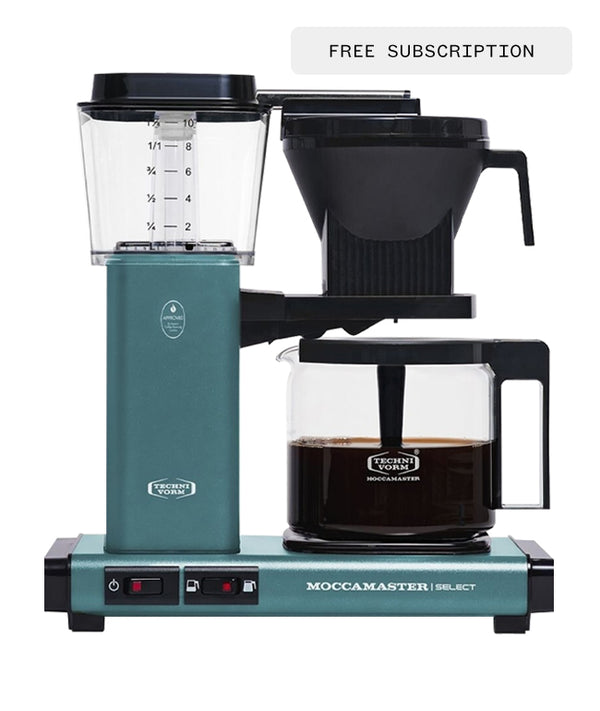 Moccamaster Select 1.25L Coffee Maker Ocean-Market Lane Coffee
