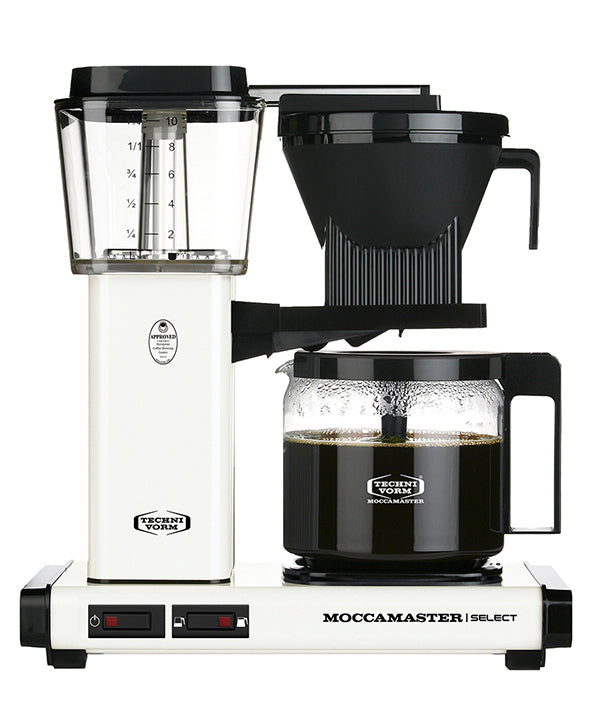 Moccamaster Select 1.25L Coffee Maker White-Market Lane Coffee