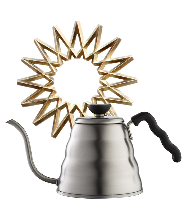 Futagami Brass Trivet and Hario Kettle-Market Lane Coffee