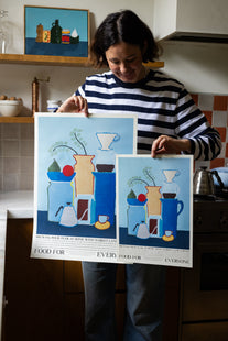 Food For Everyone & Market Lane Pour Over Print-Market Lane Coffee