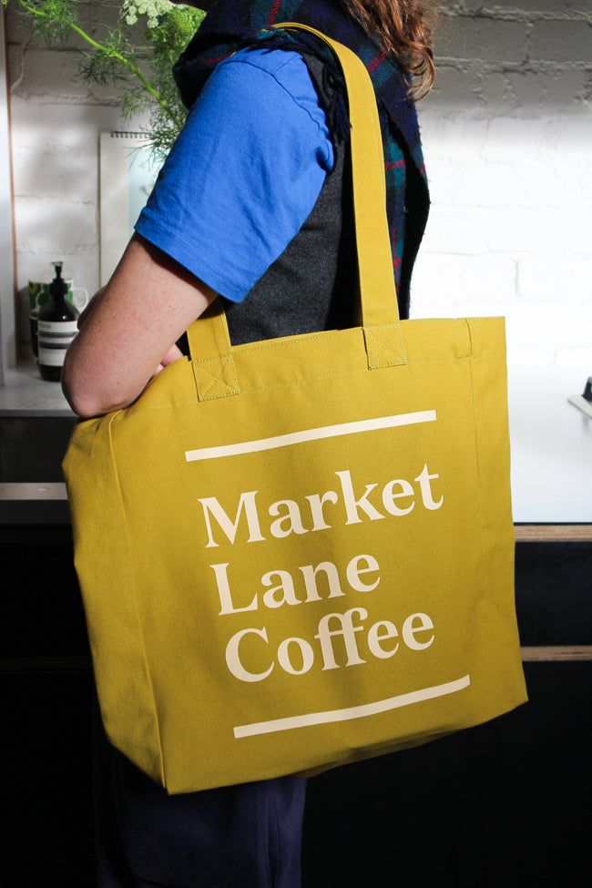 Organic Cotton Market Lane Tote Bag | Market Lane Coffee