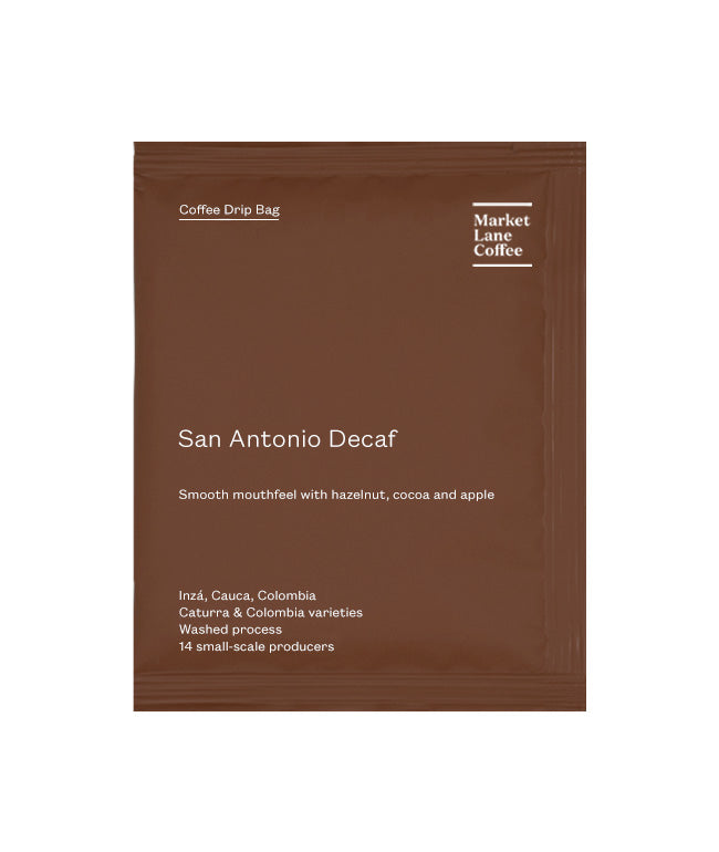 Coffee Drip Bags – San Antonio Decaf-Market Lane Coffee
